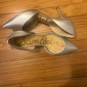 Sam Edelman silver pumps